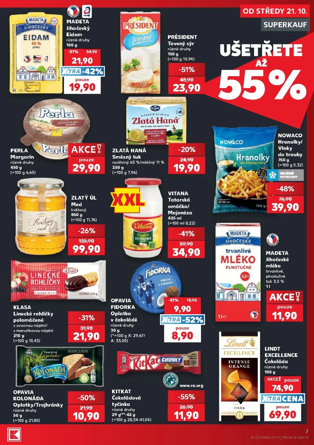 Originální strana 7 z 62 letáku Kaufland – Kaufland - Praha 4