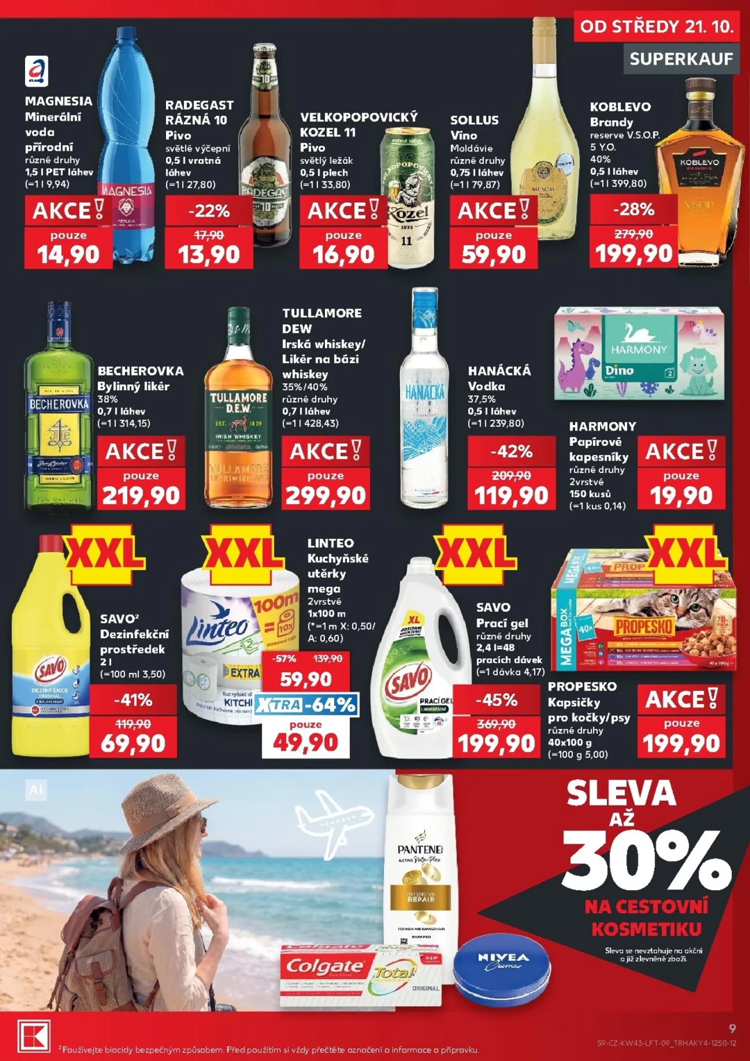 Originální strana 9 z 62 letáku Kaufland – Kaufland - Praha 4