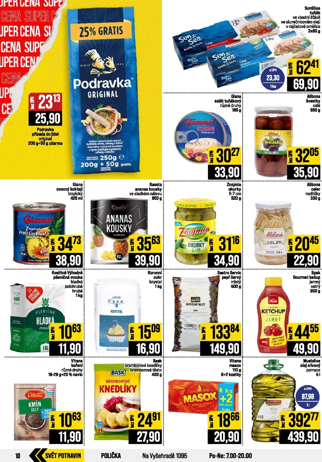 Originální strana 10 z 20 letáku JIP – JIP - České Budějovice, Most, Svoboda nad Úpou, Náchod, Sušice
