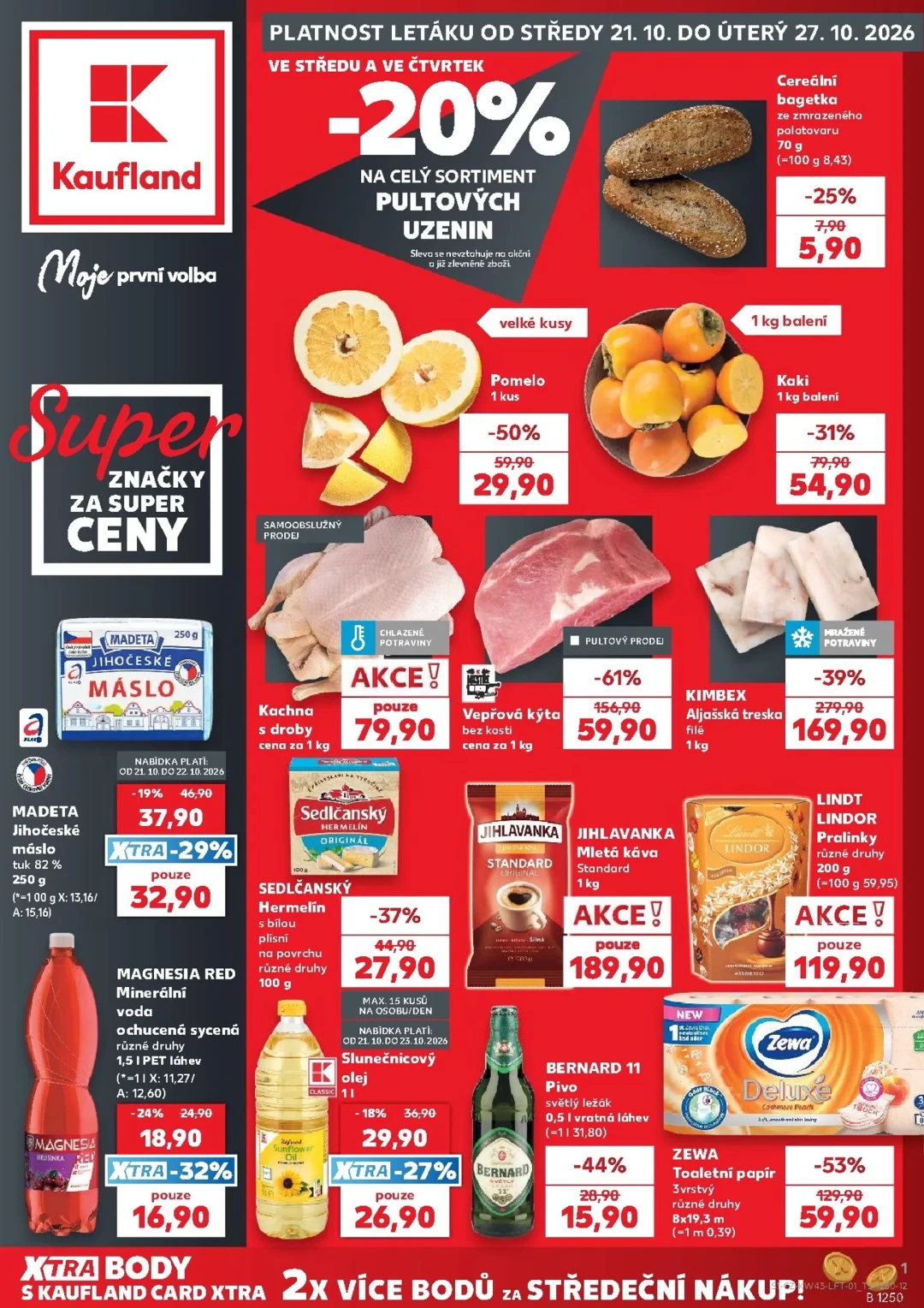 Originální strana 1 z 62 letáku Kaufland – Kaufland - Kolín