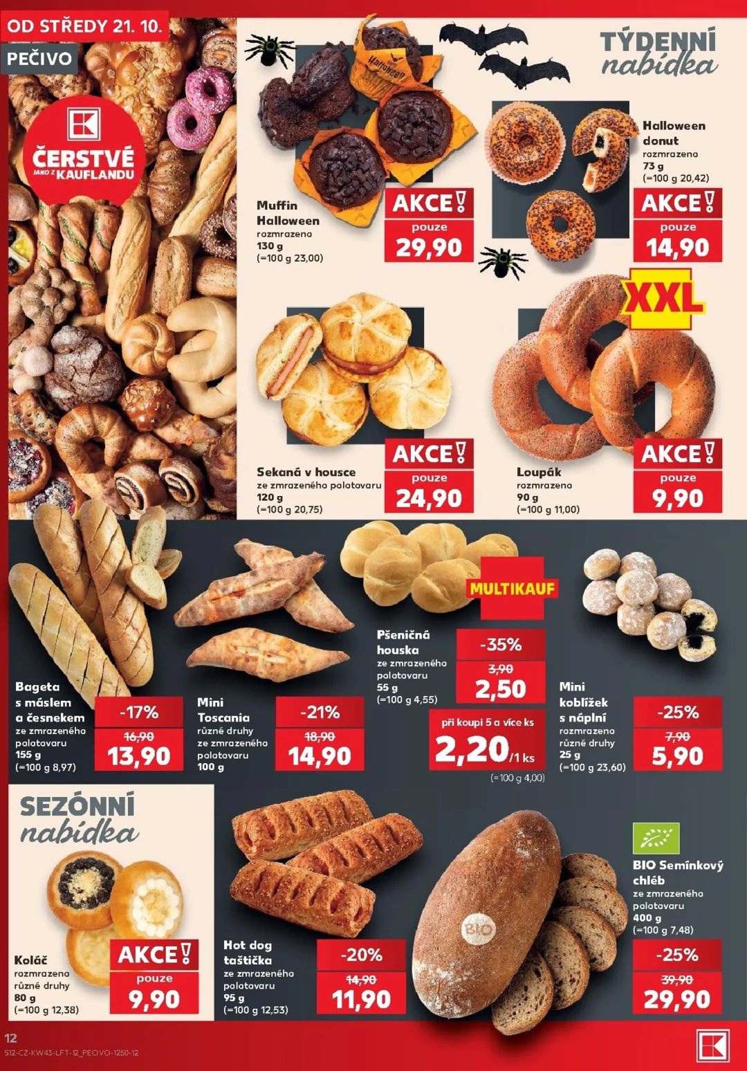 Originální strana 12 z 62 letáku Kaufland – Kaufland - Kolín