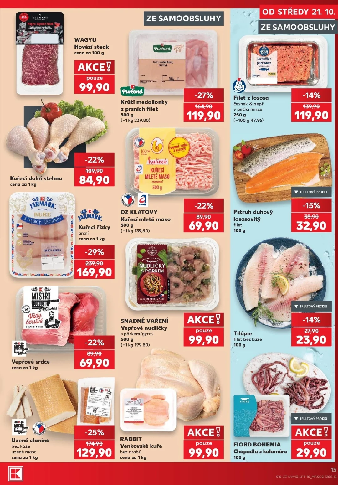 Originální strana 15 z 62 letáku Kaufland – Kaufland - Kolín