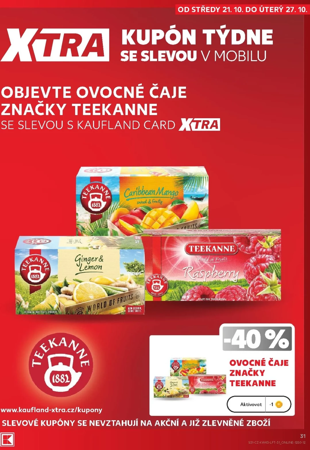 Originální strana 31 z 62 letáku Kaufland – Kaufland - Kolín