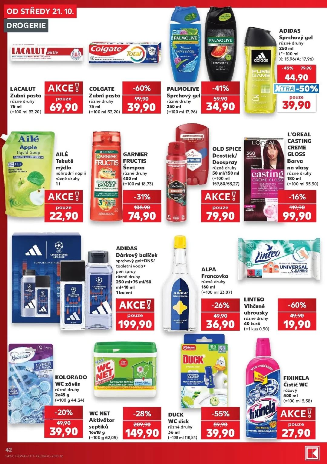 Originální strana 42 z 62 letáku Kaufland – Kaufland - Kolín