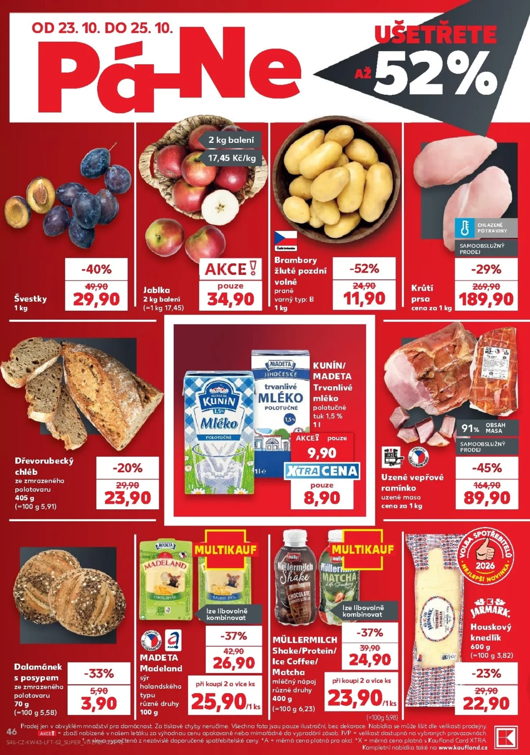 Originální strana 46 z 62 letáku Kaufland – Kaufland - Kolín