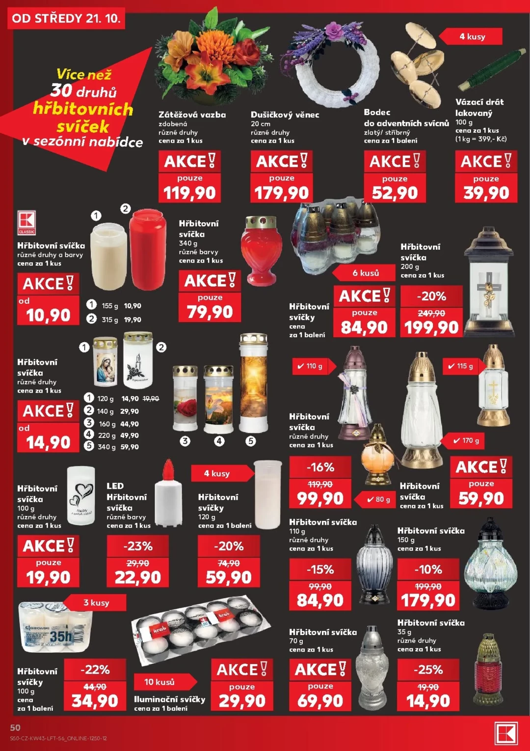 Originální strana 50 z 62 letáku Kaufland – Kaufland - Kolín