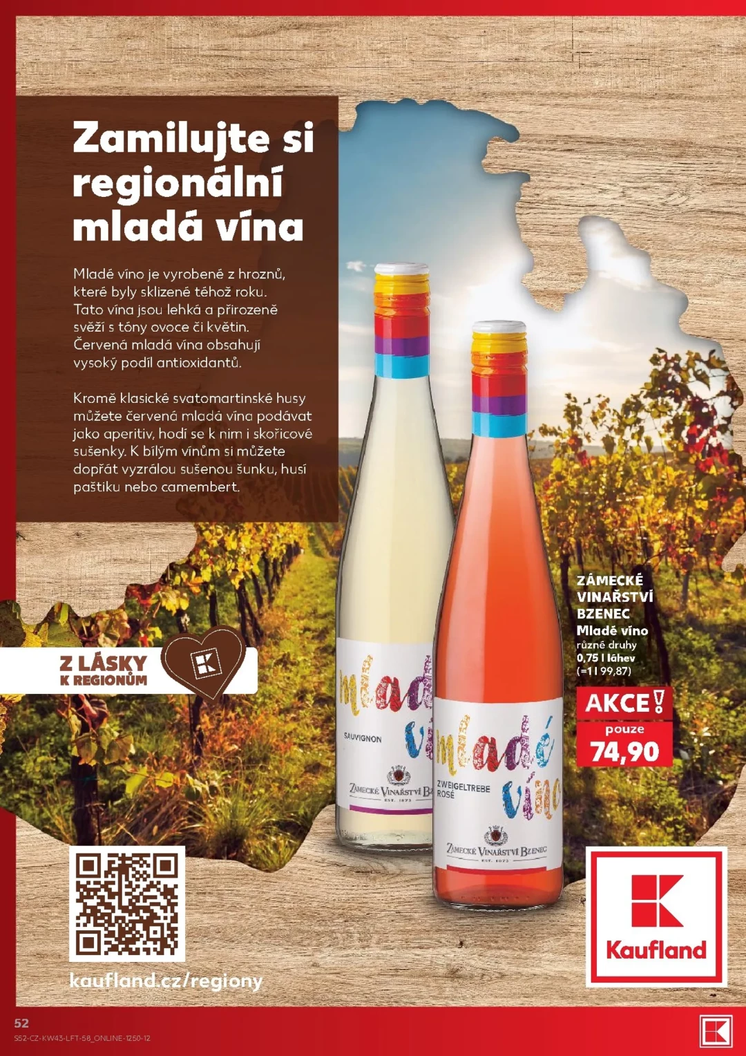 Originální strana 52 z 62 letáku Kaufland – Kaufland - Kolín