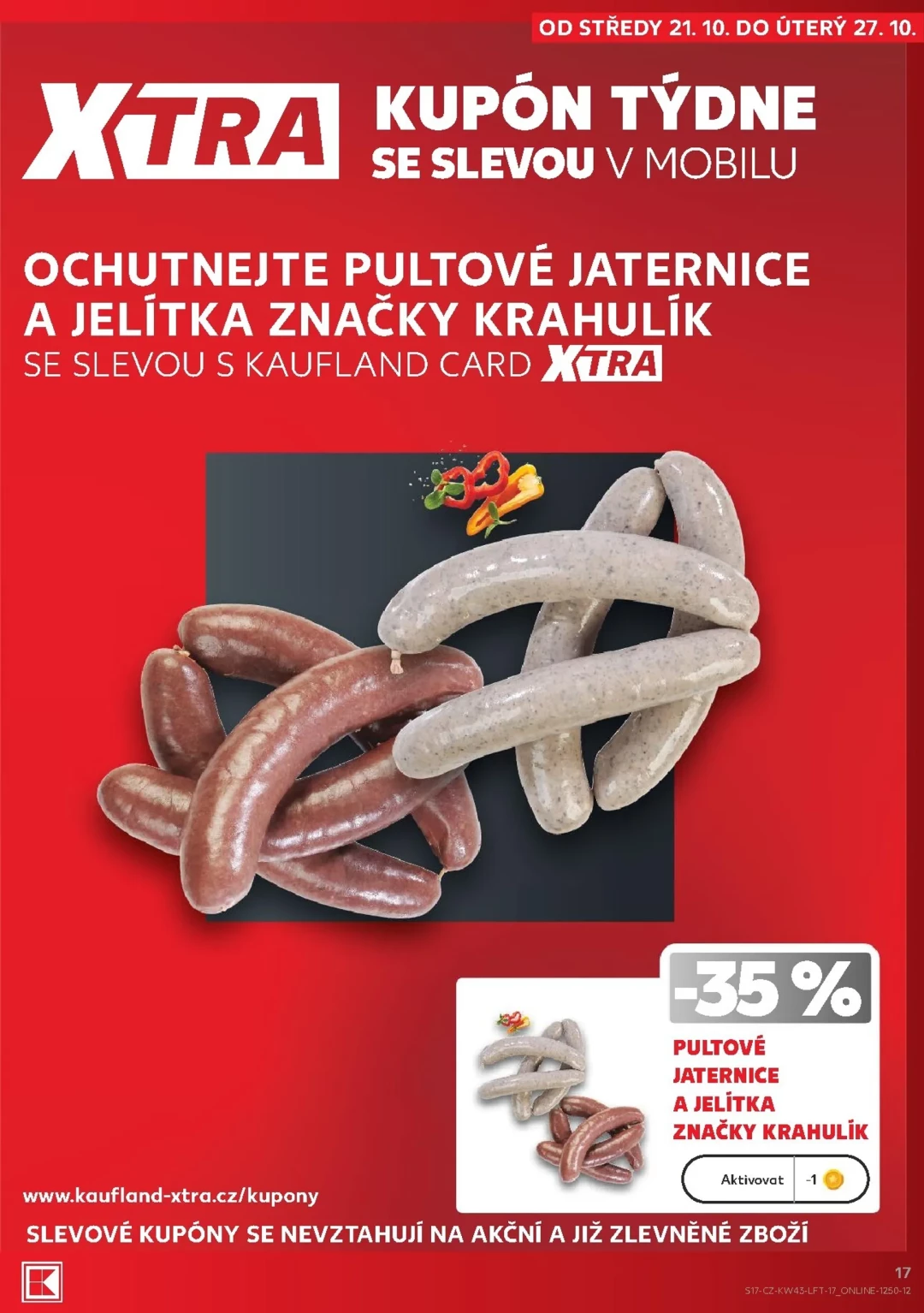 Originální strana 17 z 62 letáku Kaufland – Kaufland - Ostrava