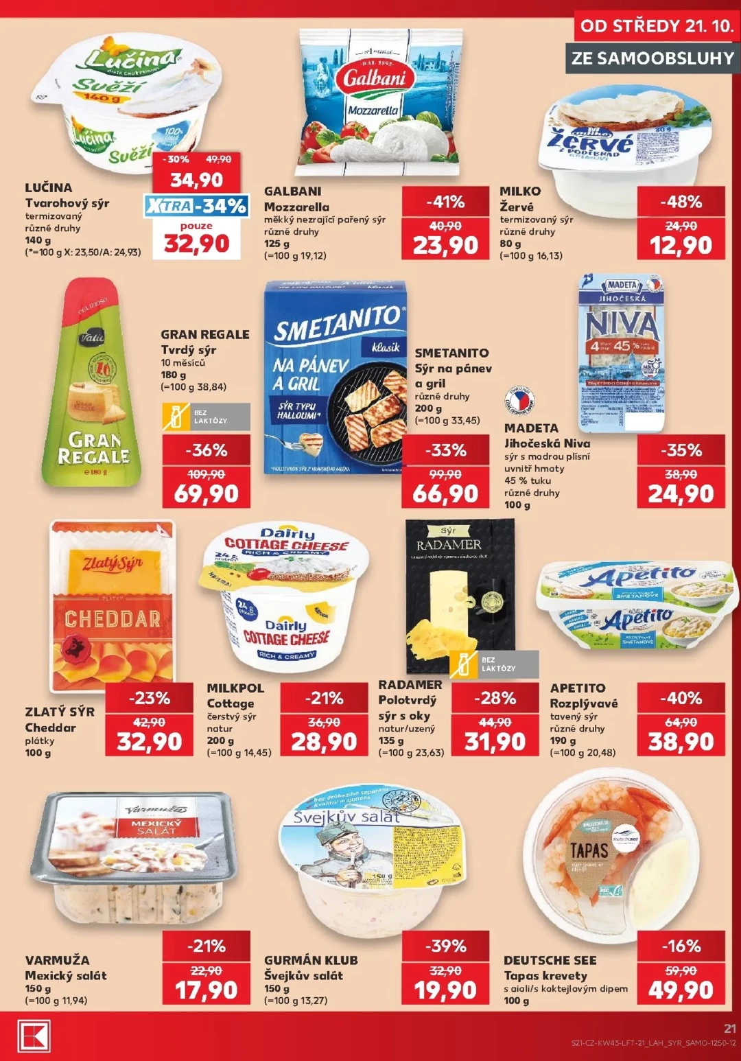 Originální strana 21 z 62 letáku Kaufland – Kaufland - Ostrava