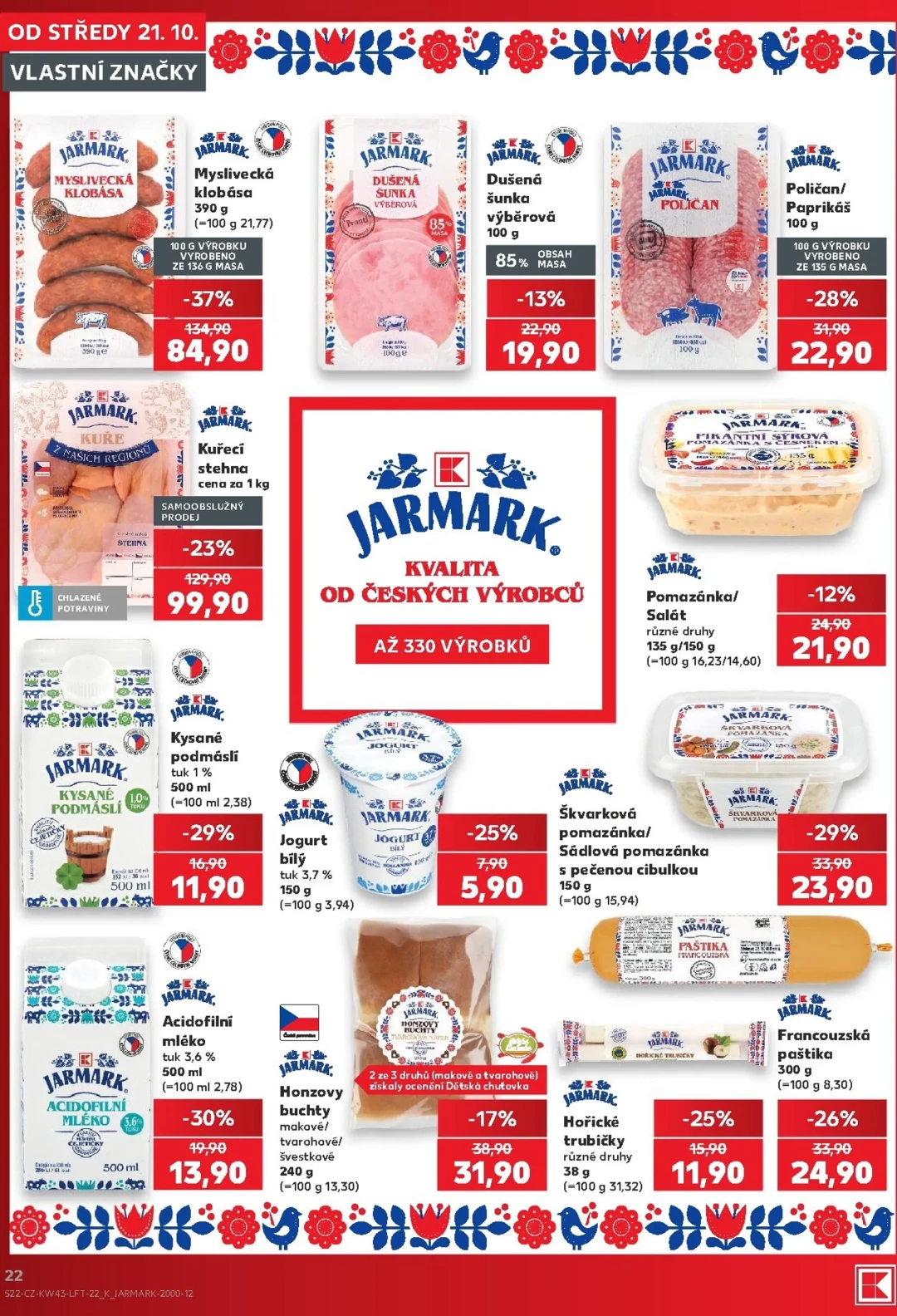 Originální strana 22 z 62 letáku Kaufland – Kaufland - Ostrava