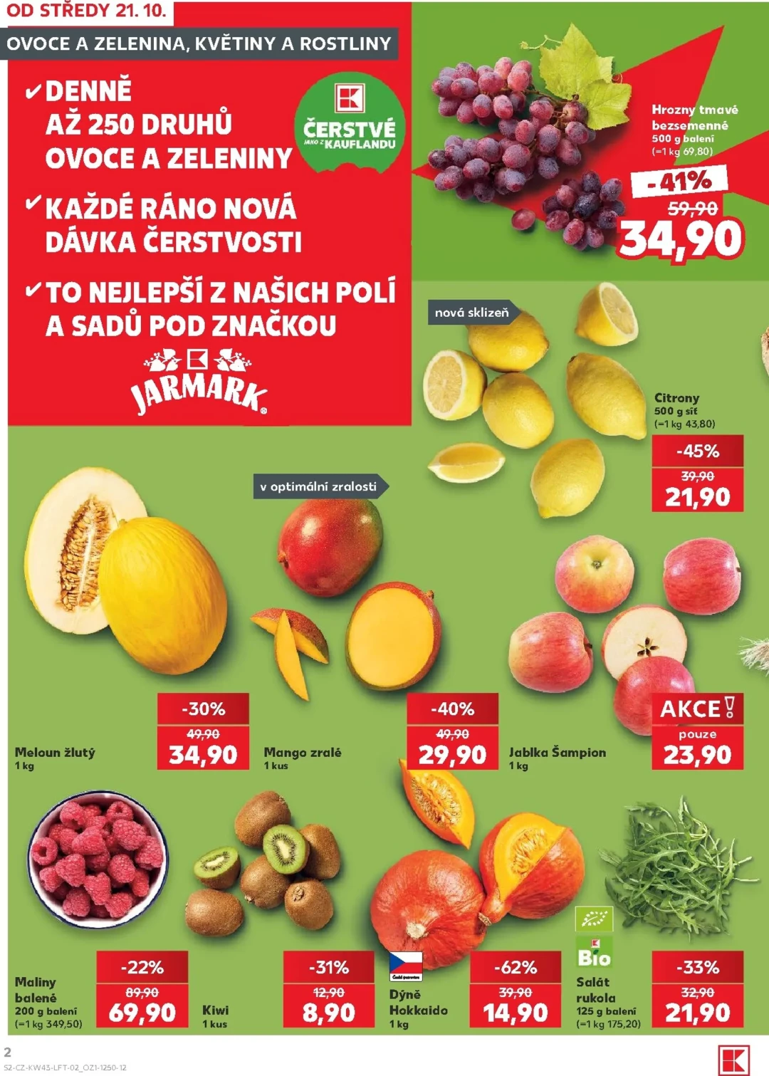 Originální strana 2 z 62 letáku Kaufland – Kaufland - Brno