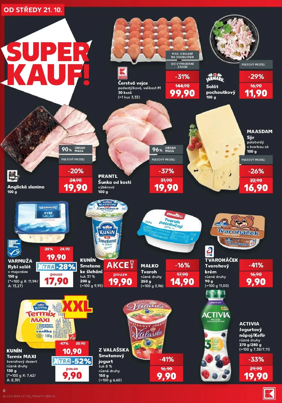 Originální strana 6 z 62 letáku Kaufland – Kaufland - Brno