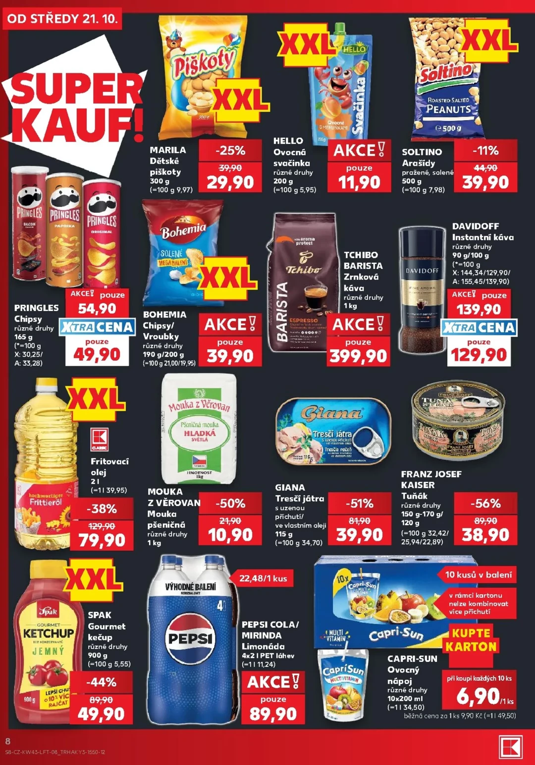 Originální strana 8 z 62 letáku Kaufland – Kaufland - Brno