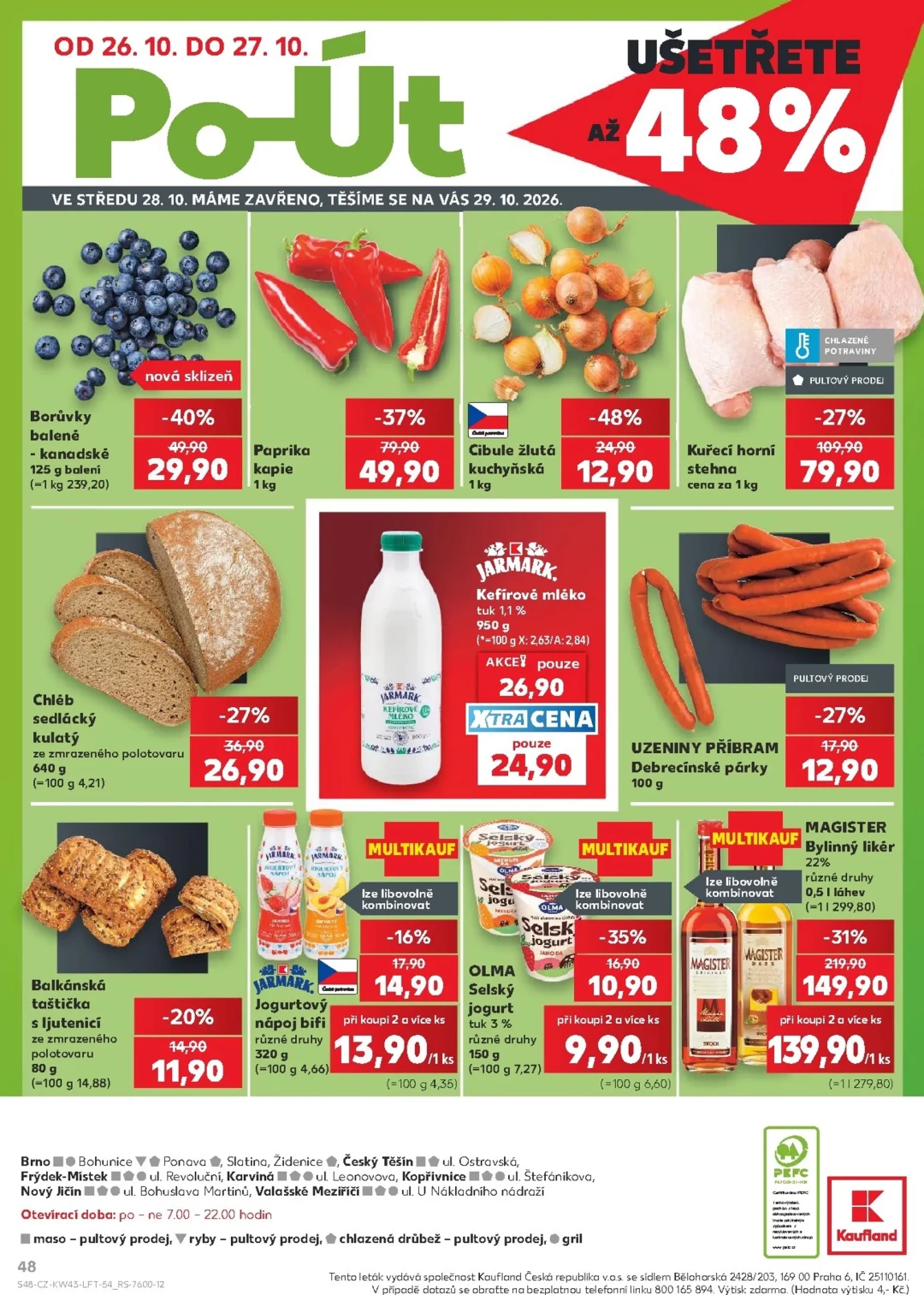 Originální strana 48 z 62 letáku Kaufland – Kaufland - Brno