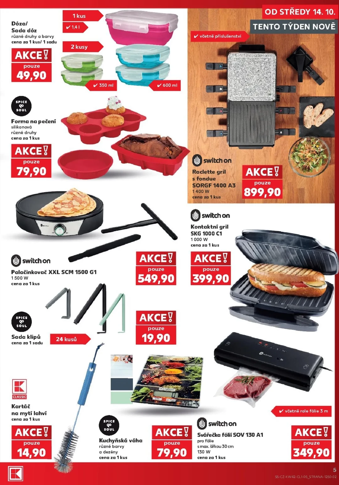 Originální strana 5 z 14 letáku Kaufland – Kaufland - Kolín - Spotřební zboží