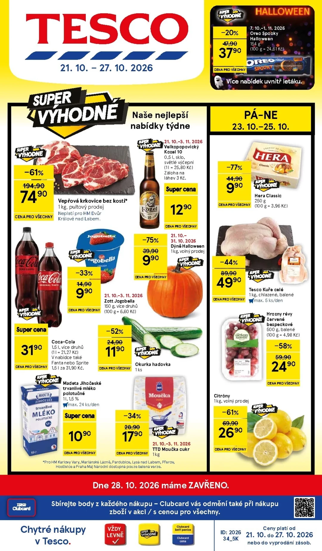 Originální strana 1 z 35 letáku Tesco – Tesco