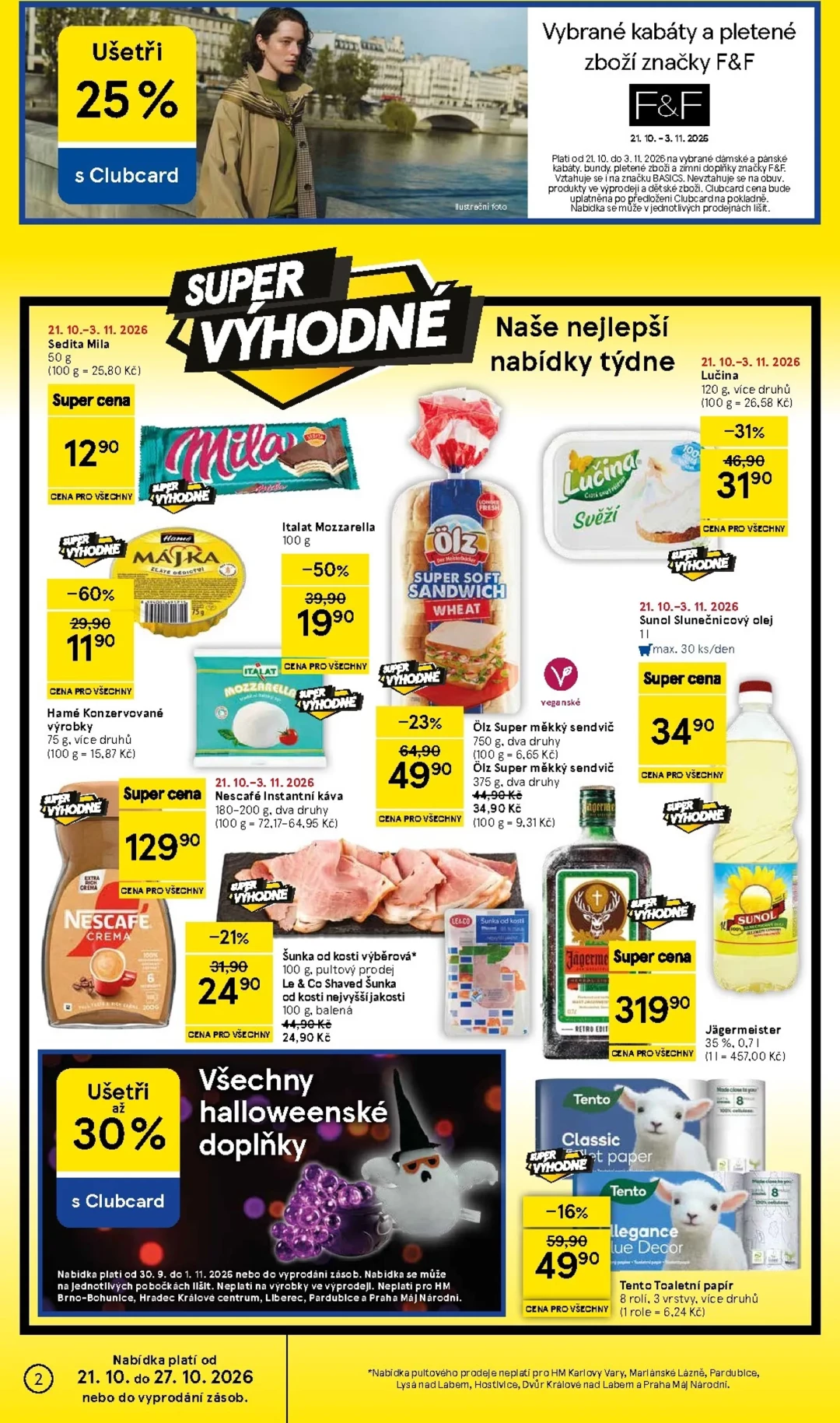 Originální strana 2 z 35 letáku Tesco – Tesco
