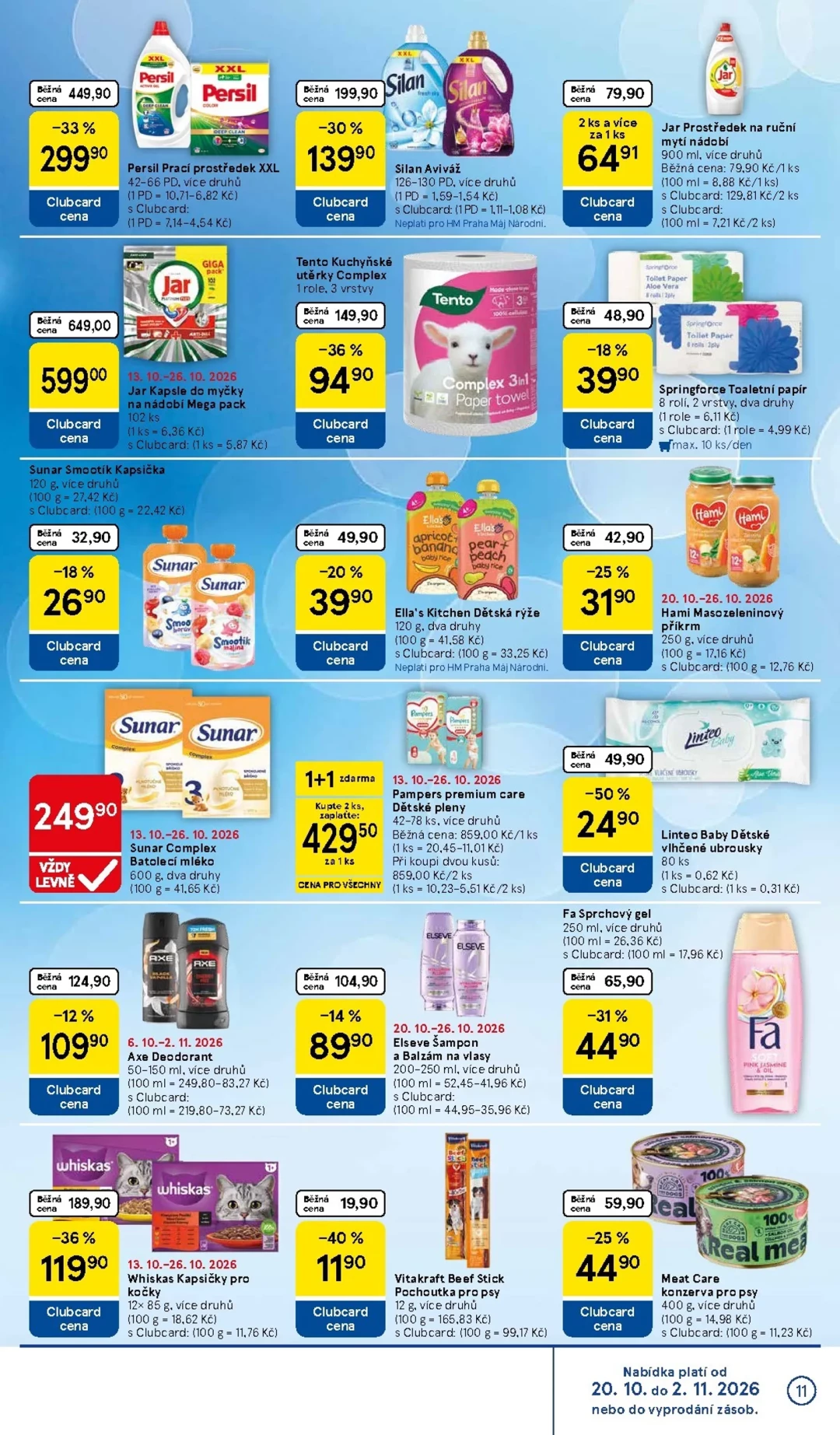 Originální strana 11 z 35 letáku Tesco – Tesco