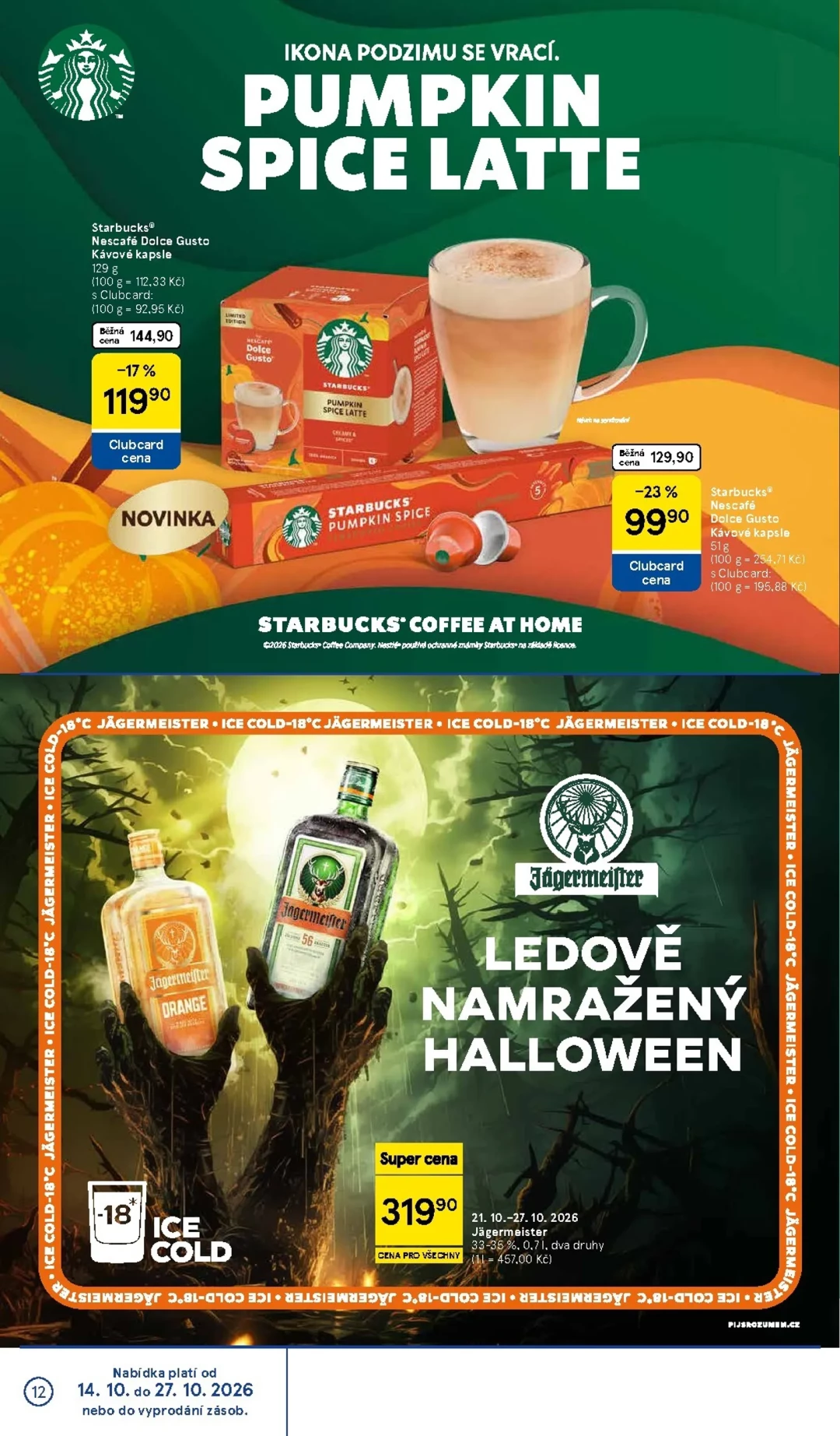 Originální strana 12 z 35 letáku Tesco – Tesco