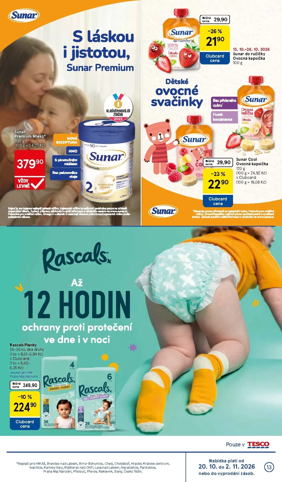 Originální strana 13 z 35 letáku Tesco – Tesco
