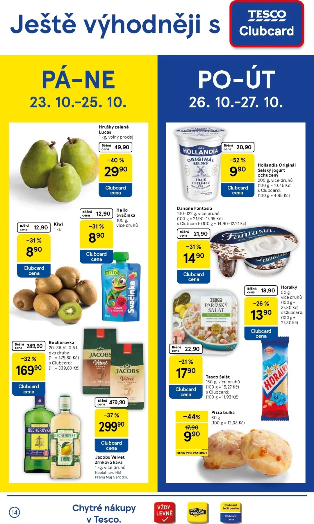 Originální strana 14 z 35 letáku Tesco – Tesco