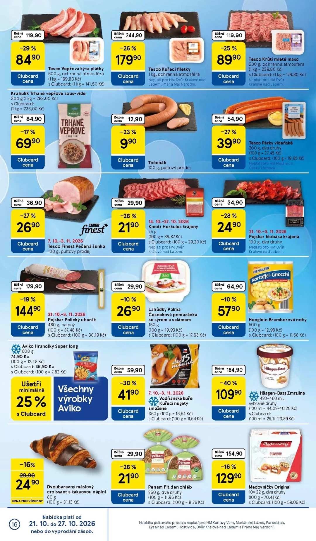 Originální strana 16 z 35 letáku Tesco – Tesco