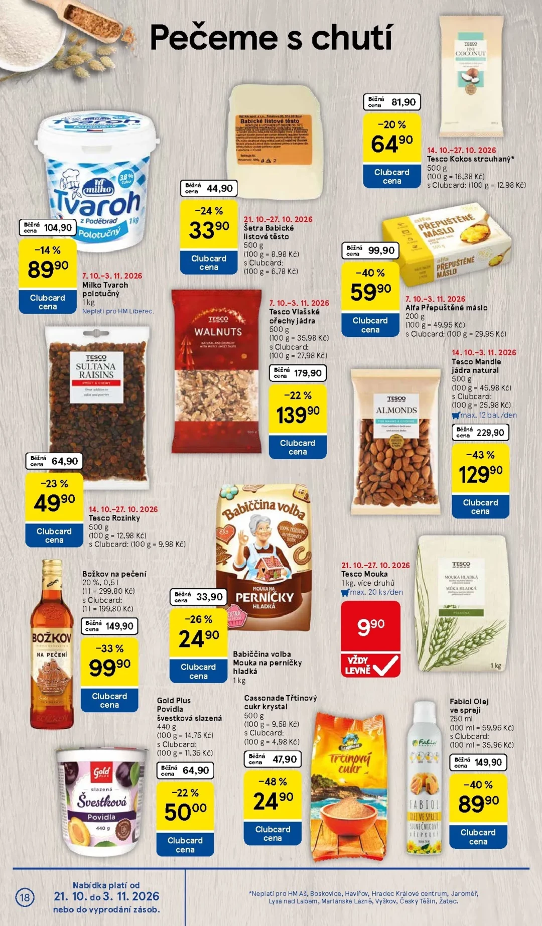 Originální strana 18 z 35 letáku Tesco – Tesco