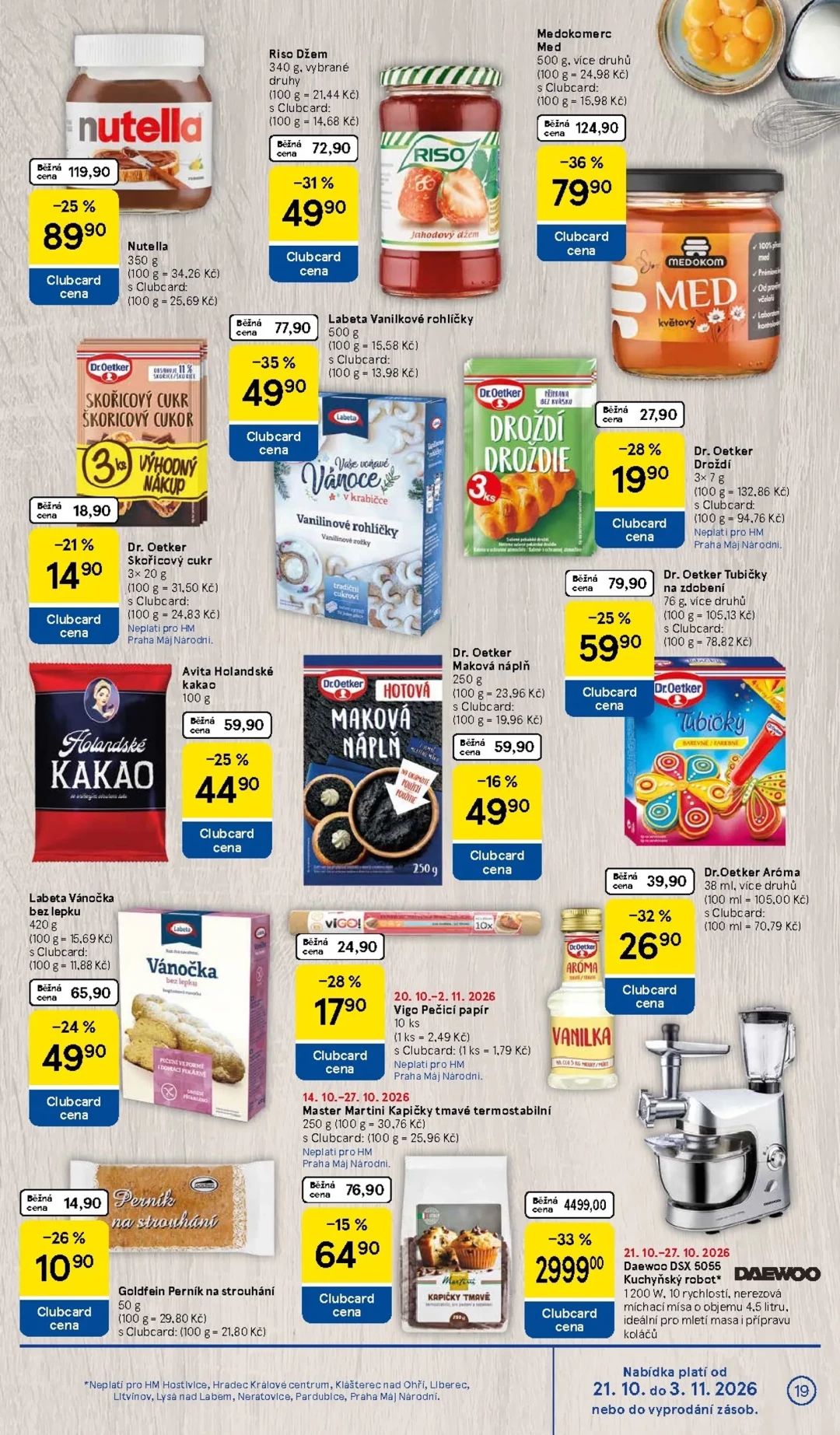 Originální strana 19 z 35 letáku Tesco – Tesco