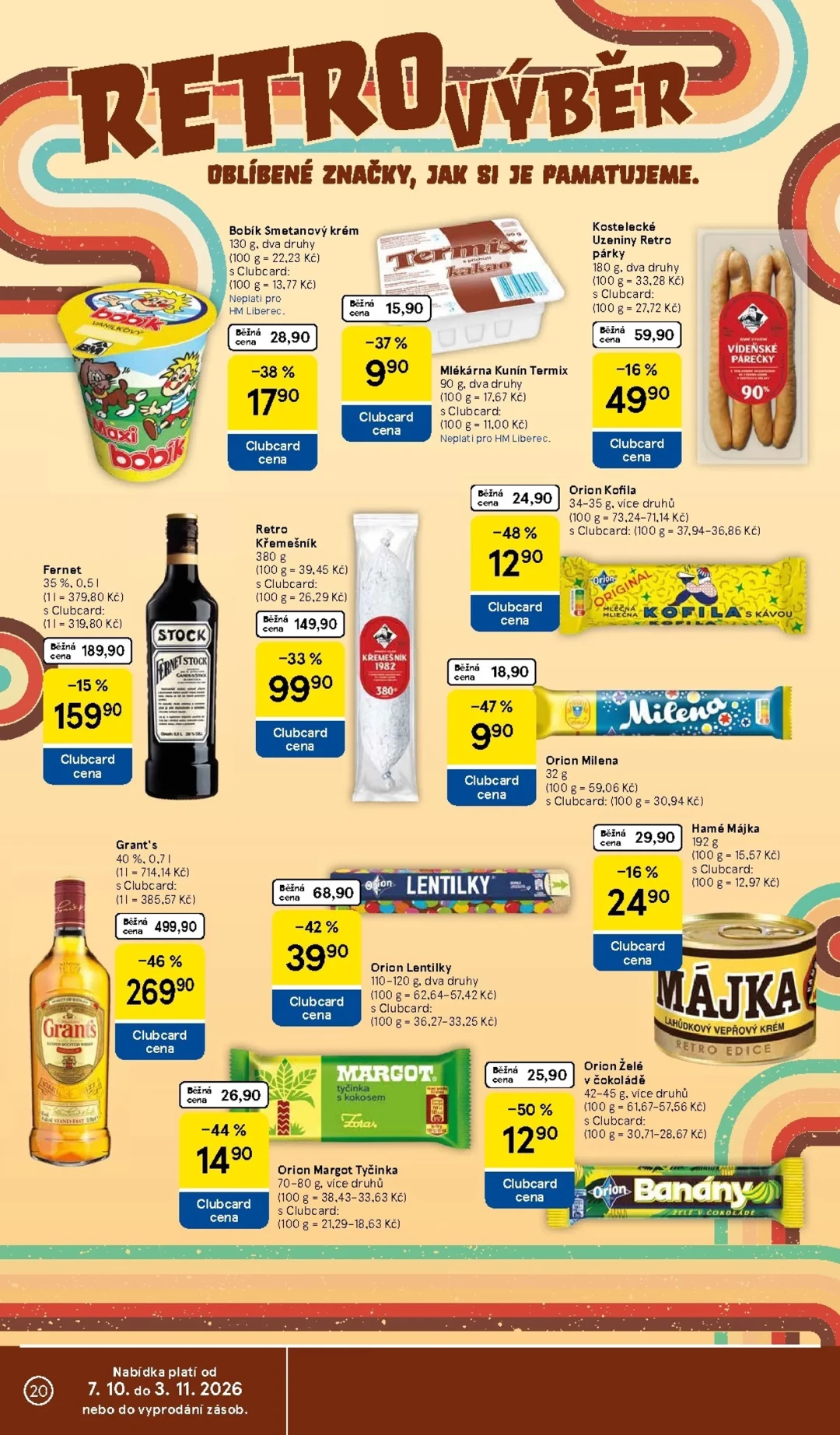 Originální strana 20 z 35 letáku Tesco – Tesco