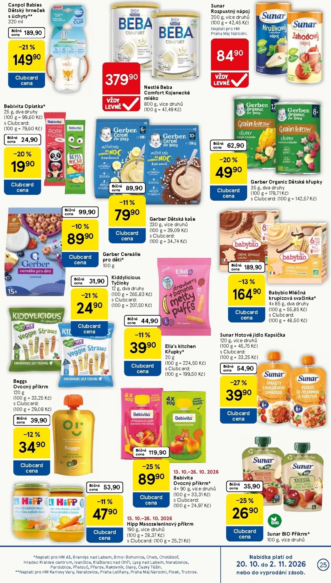 Originální strana 25 z 35 letáku Tesco – Tesco