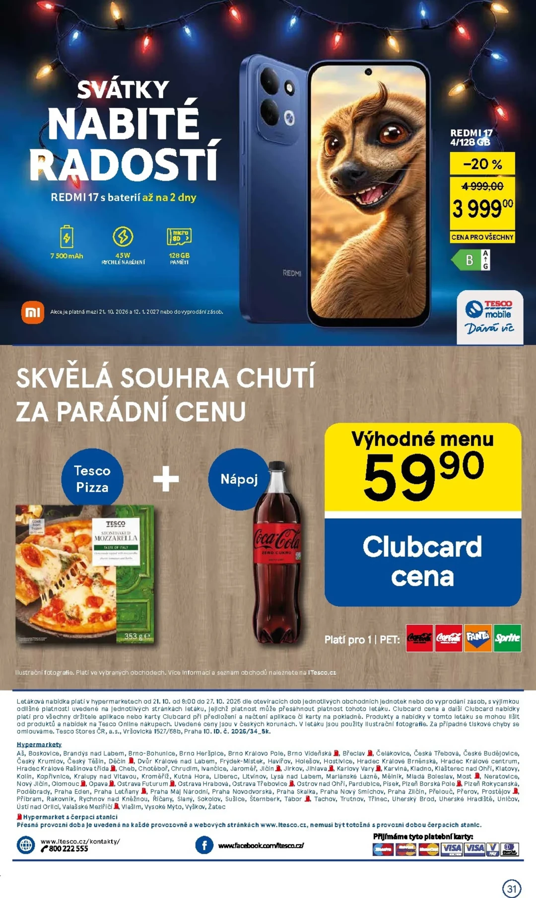 Originální strana 31 z 35 letáku Tesco – Tesco