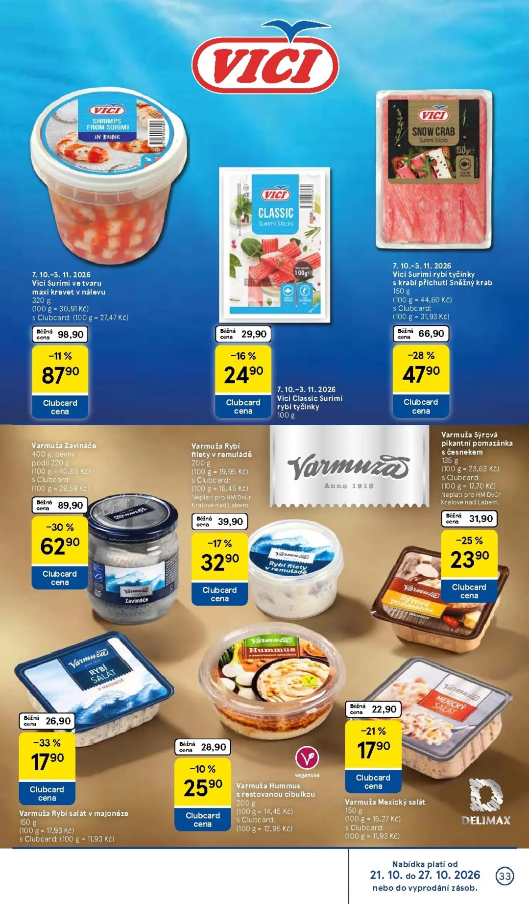 Originální strana 33 z 35 letáku Tesco – Tesco