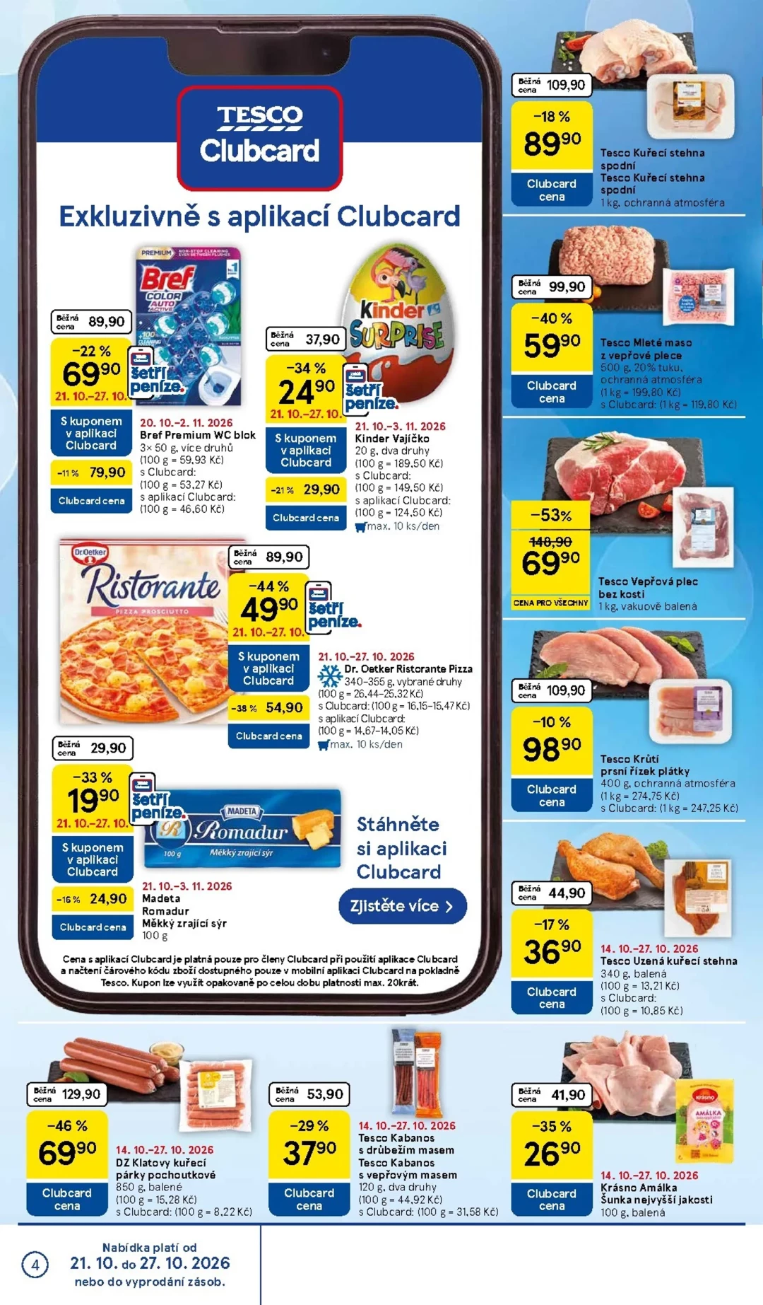 Originální strana 4 z 16 letáku Tesco – Tesco supermarket