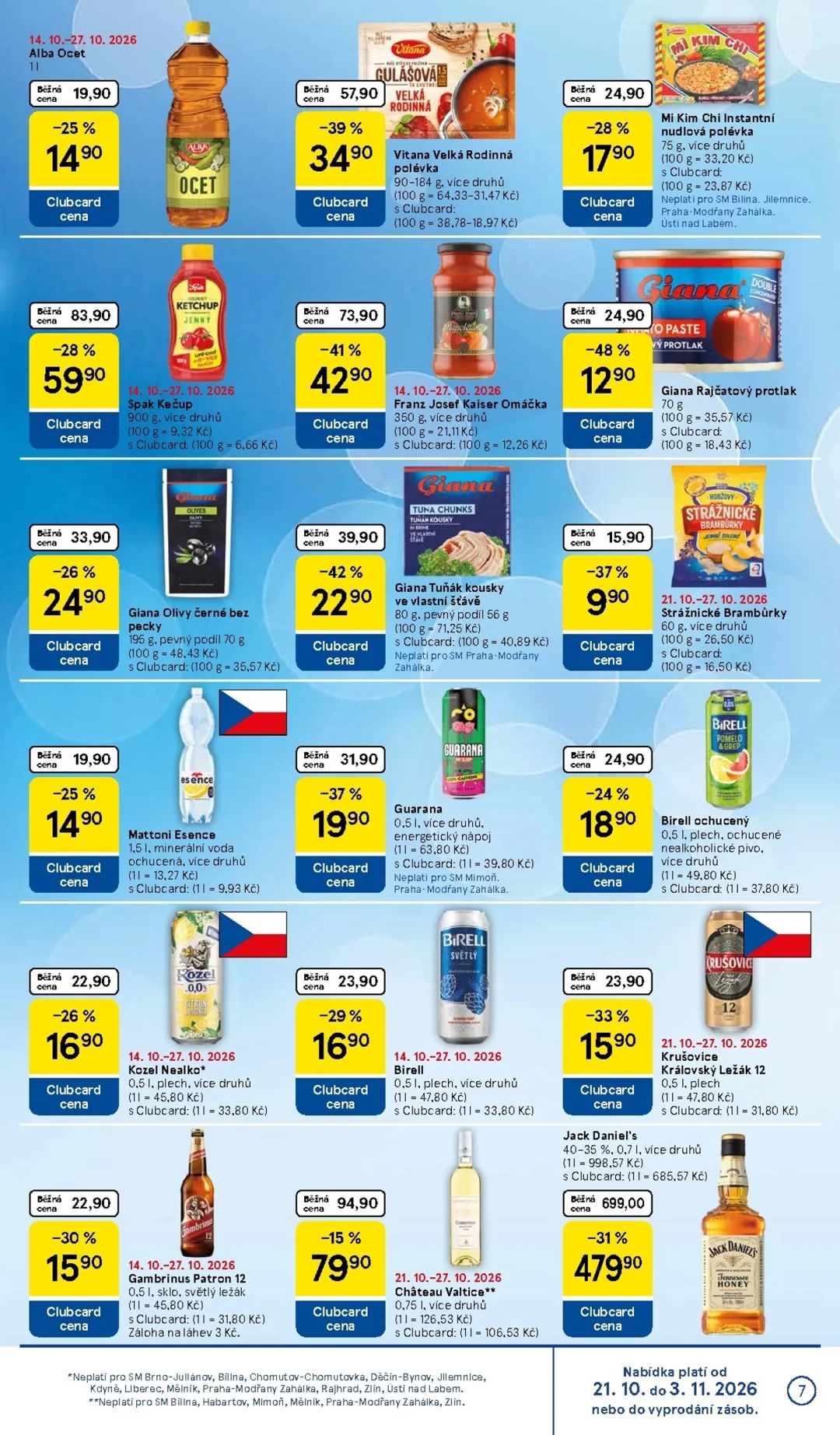 Originální strana 7 z 16 letáku Tesco – Tesco supermarket