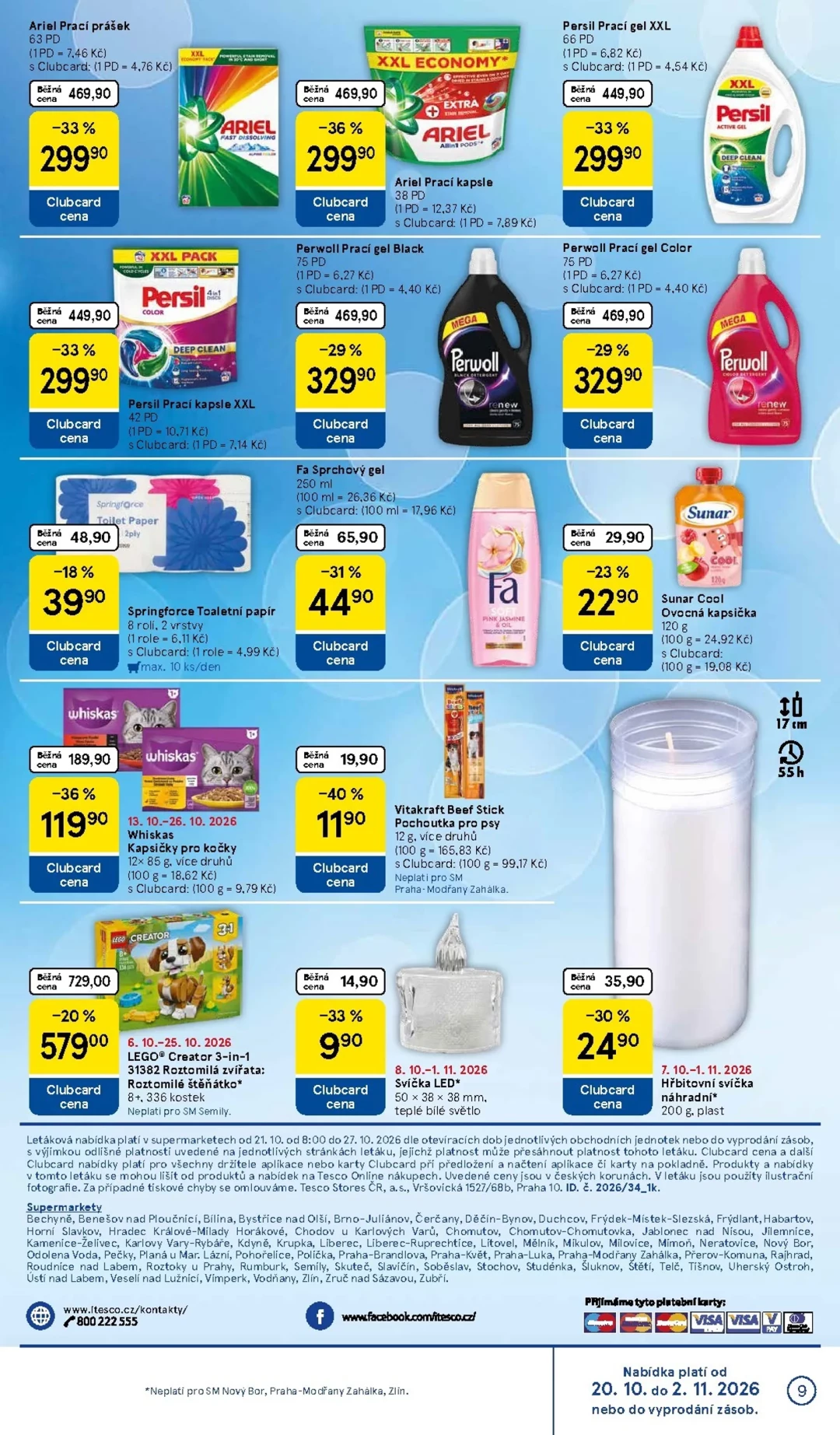 Originální strana 9 z 16 letáku Tesco – Tesco supermarket