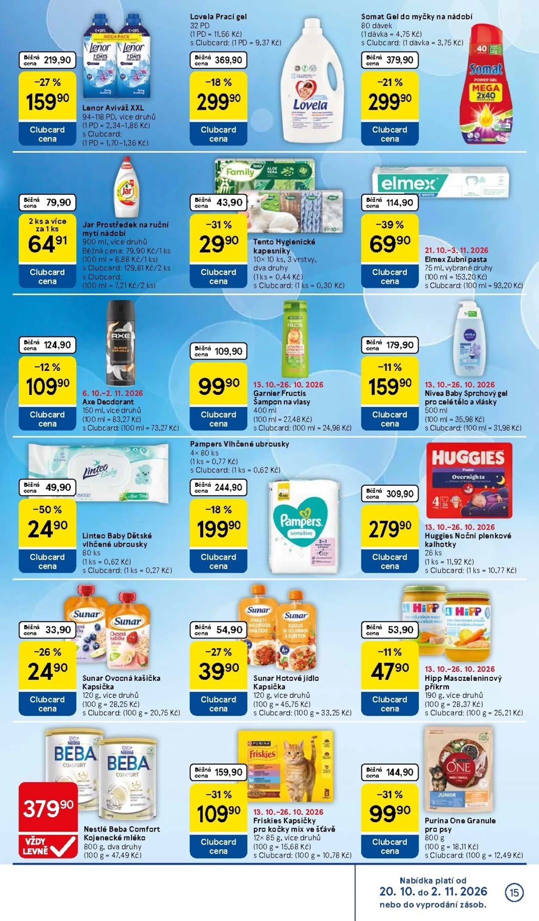 Originální strana 15 z 16 letáku Tesco – Tesco supermarket