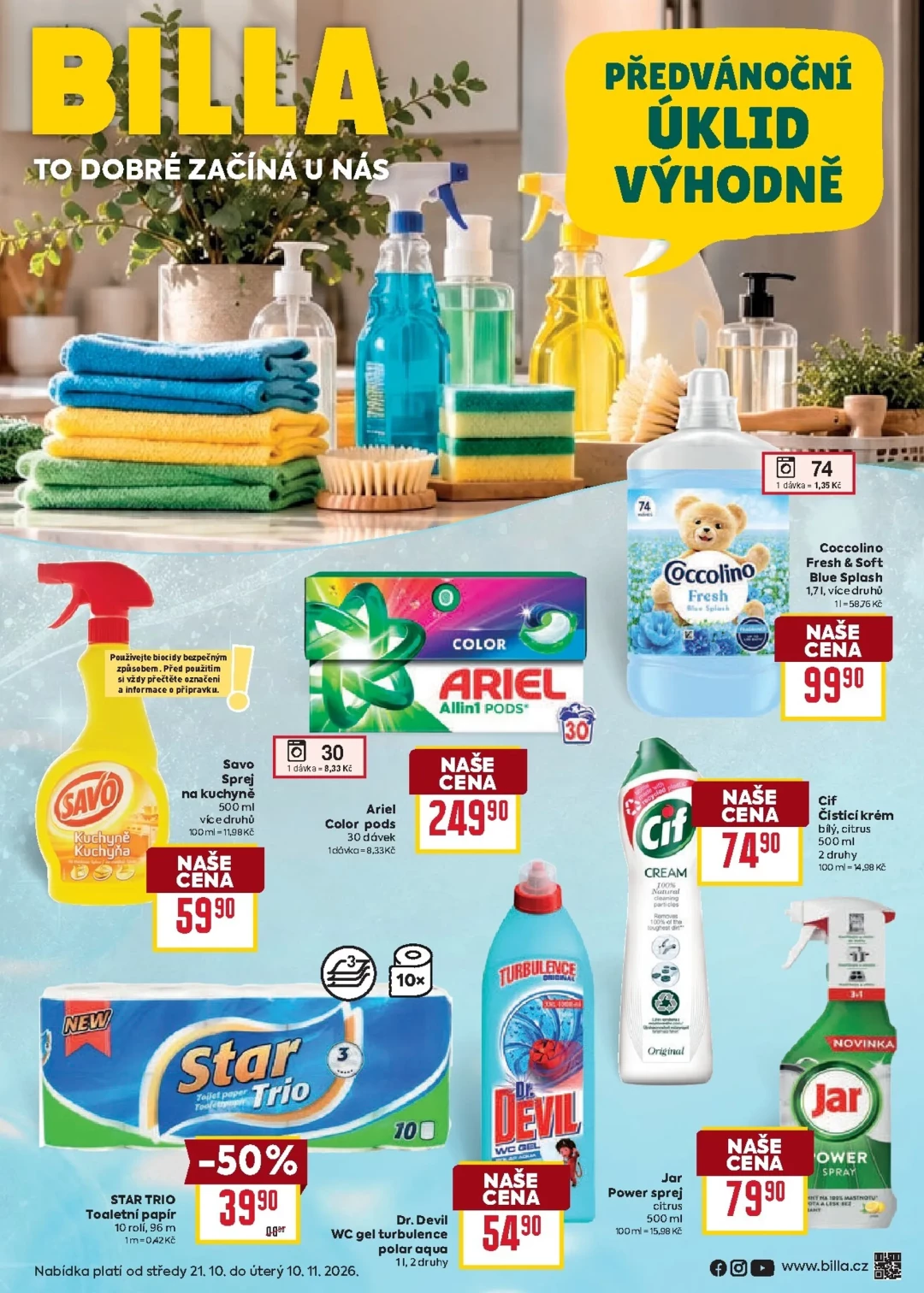 Originální strana 1 z 15 letáku Billa – Billa - Katalog: Péče