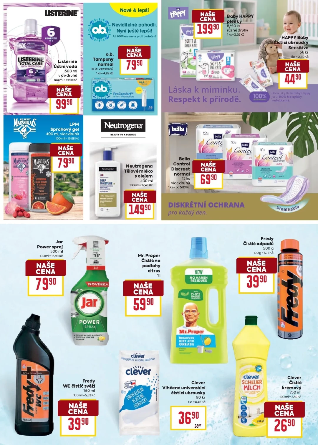 Originální strana 2 z 15 letáku Billa – Billa - Katalog: Péče