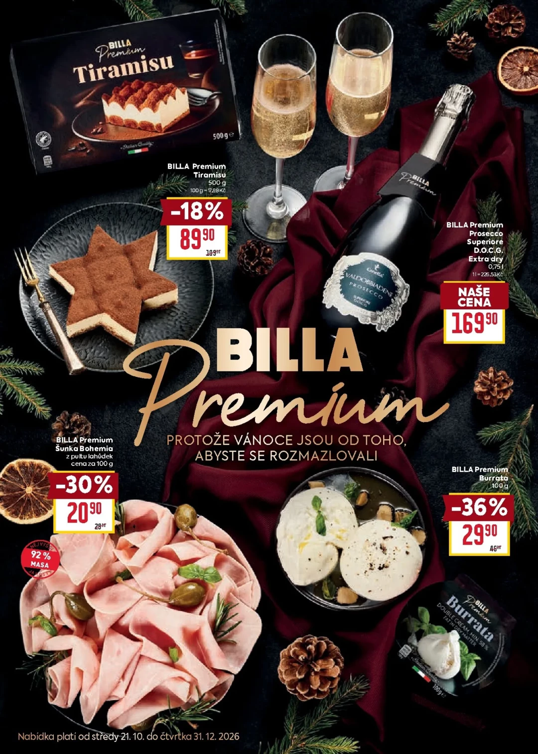 Originální strana 1 z 20 letáku Billa – Billa - Katalog: Premium