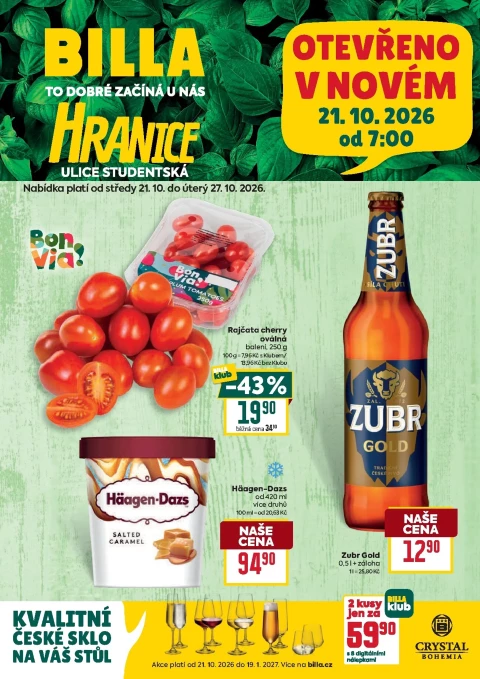 Billa - Speciál: Hranice