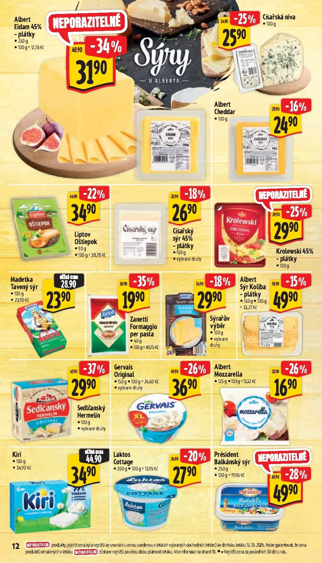 Originální strana 20 z 42 letáku Albert – Albert Supermarket