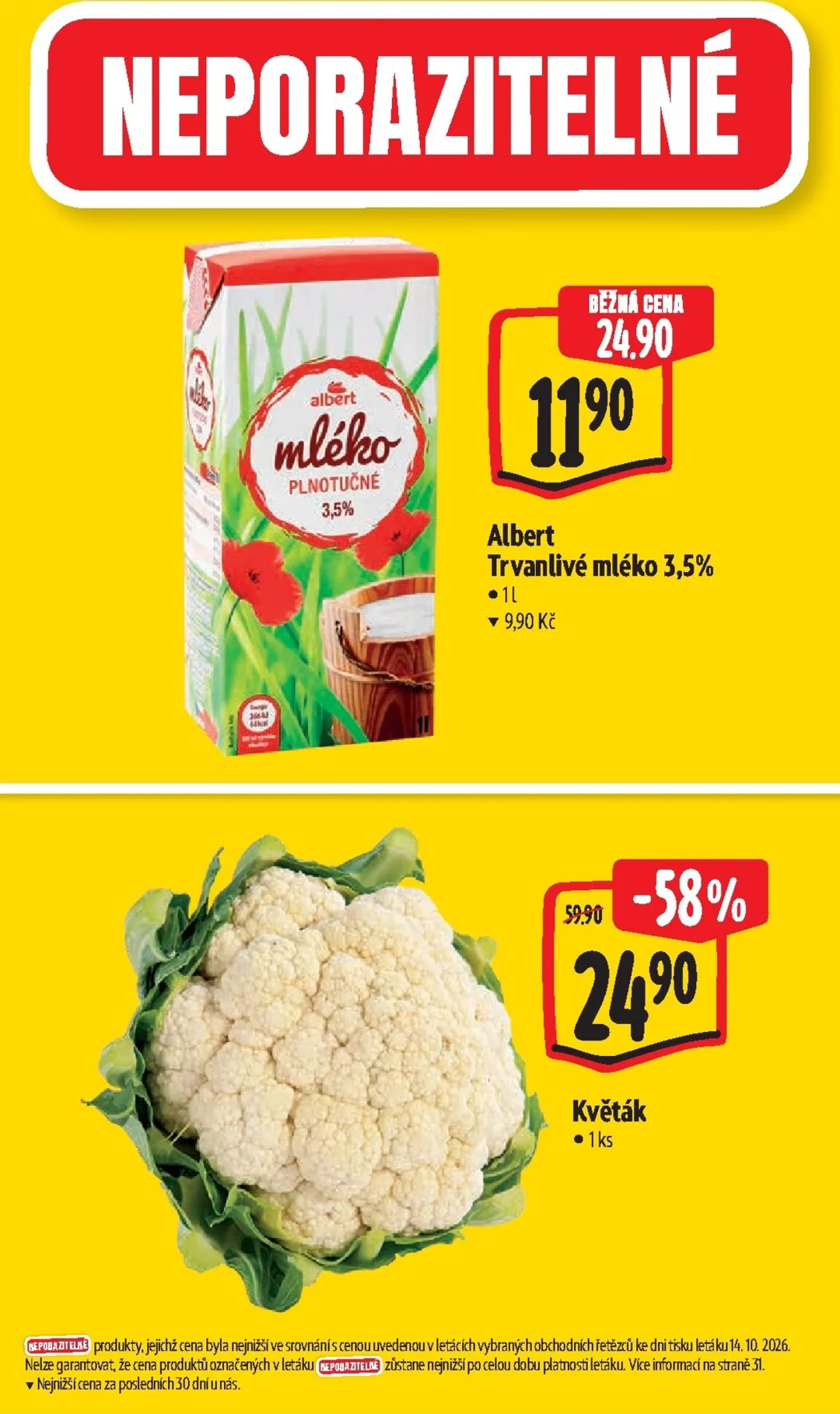 Originální strana 4 z 50 letáku Albert – Albert Hypermarket