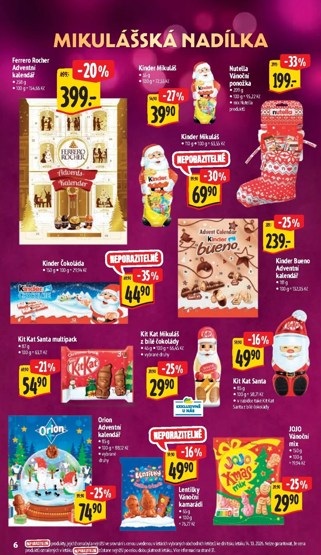 Originální strana 12 z 50 letáku Albert – Albert Hypermarket
