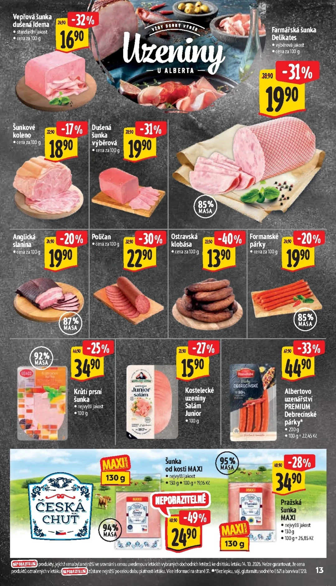 Originální strana 19 z 50 letáku Albert – Albert Hypermarket