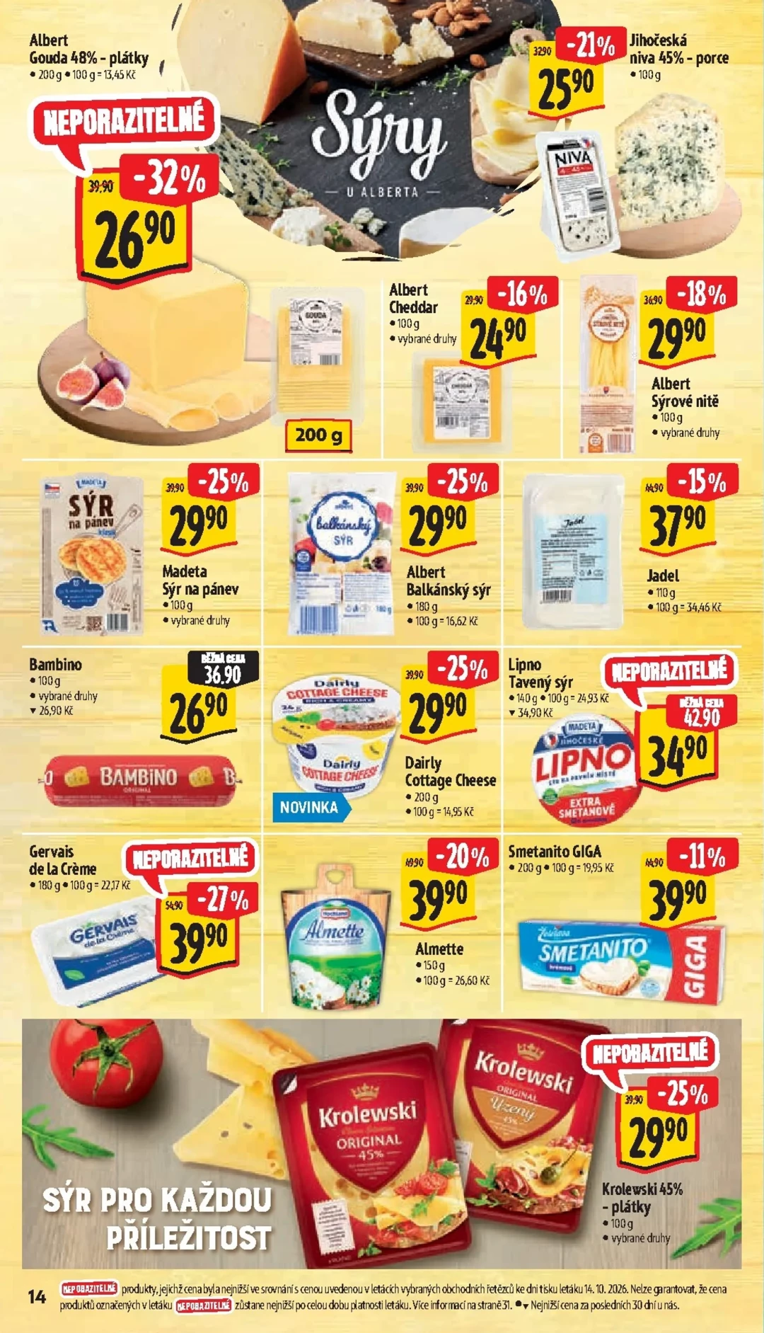 Originální strana 20 z 50 letáku Albert – Albert Hypermarket