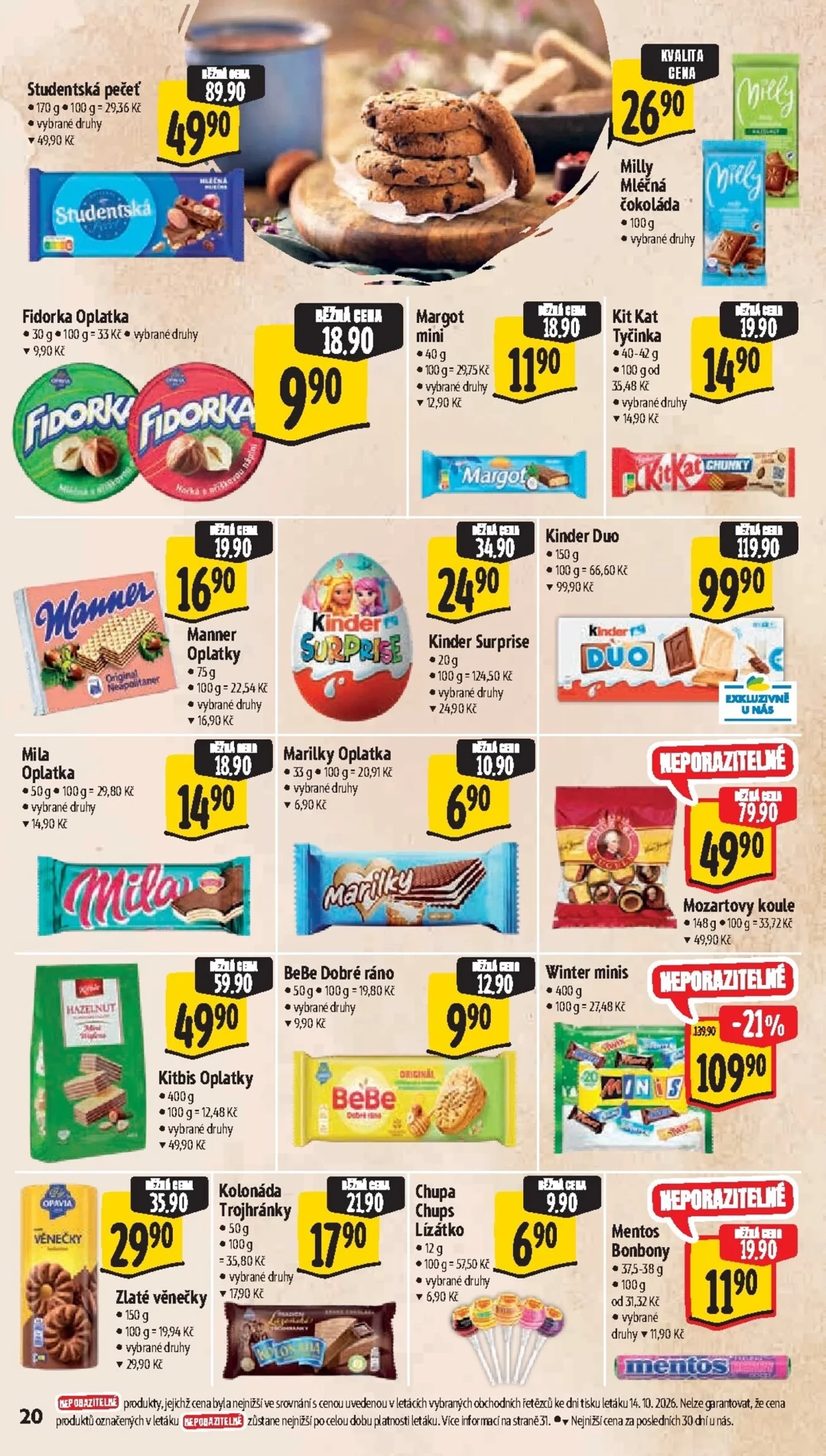 Originální strana 28 z 50 letáku Albert – Albert Hypermarket