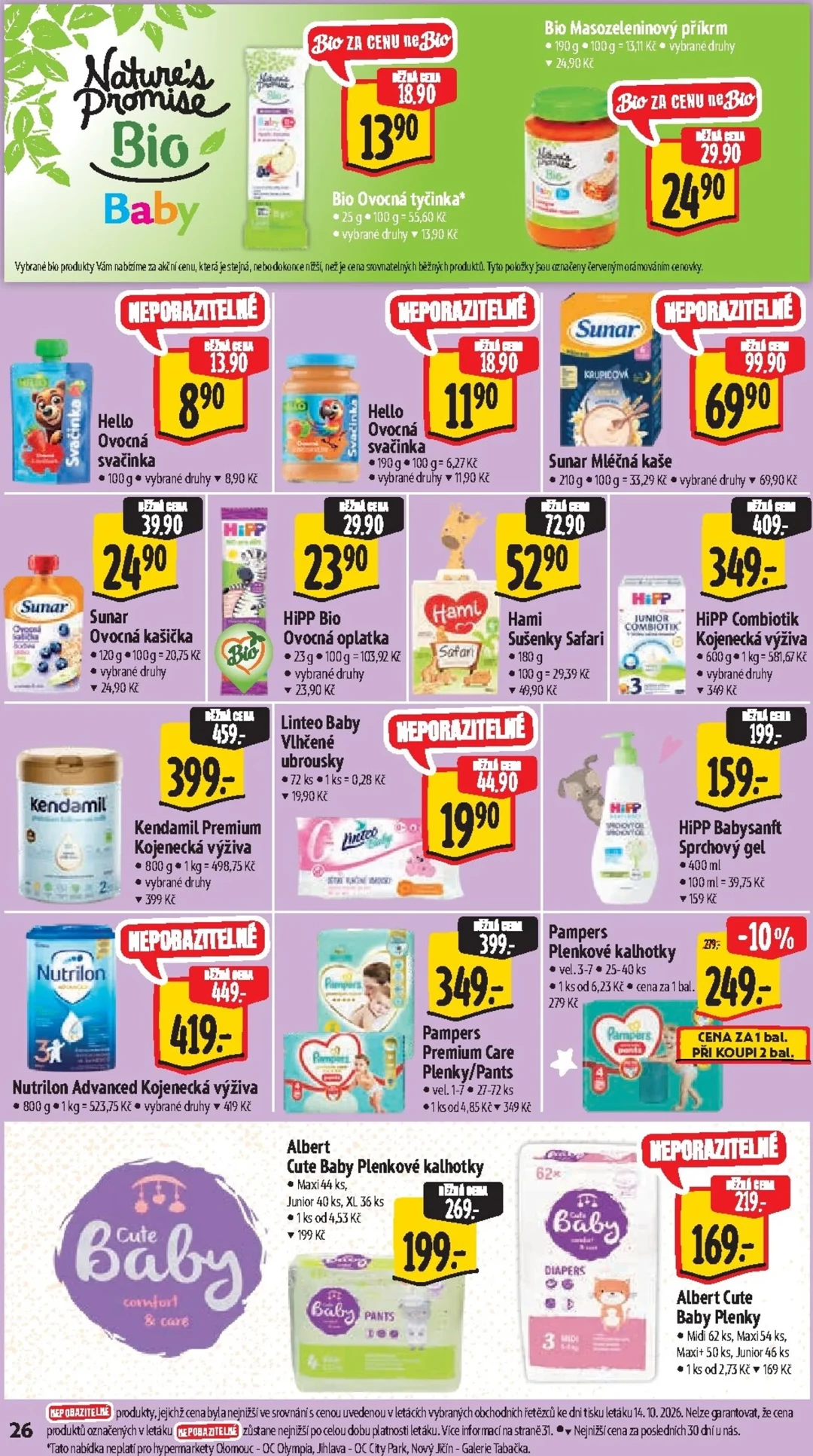 Originální strana 34 z 50 letáku Albert – Albert Hypermarket