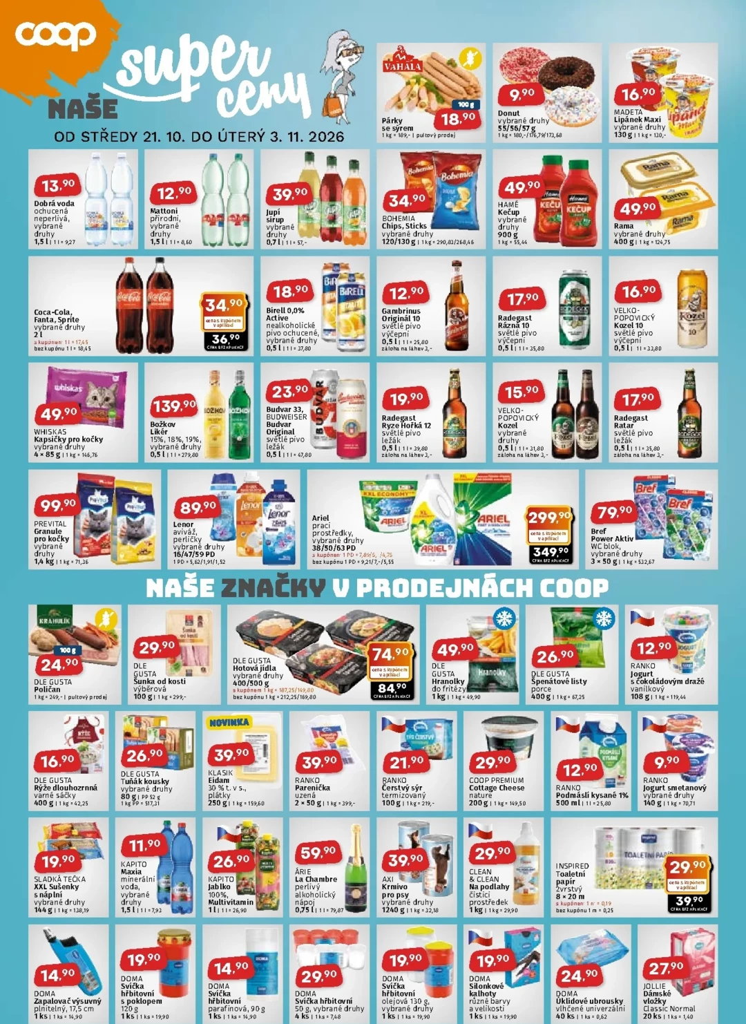 Originální strana 2 z 2 letáku COOP – Coop - Jižní Čechy