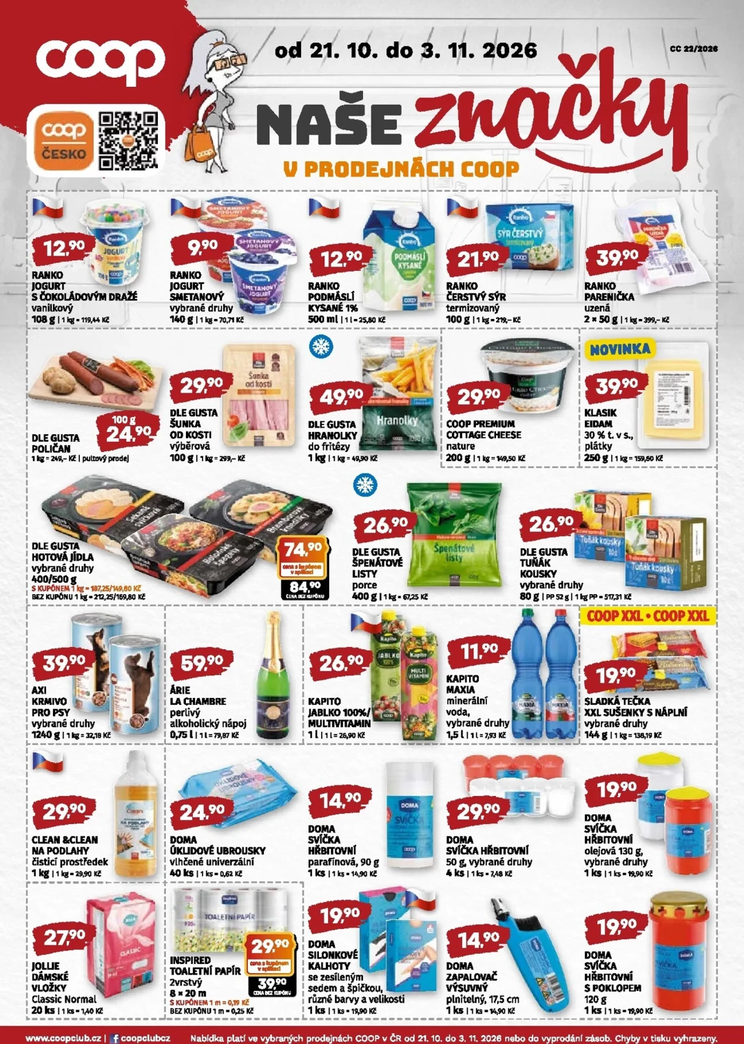 Originální strana 4 z 4 letáku COOP – Coop - Střední Čechy