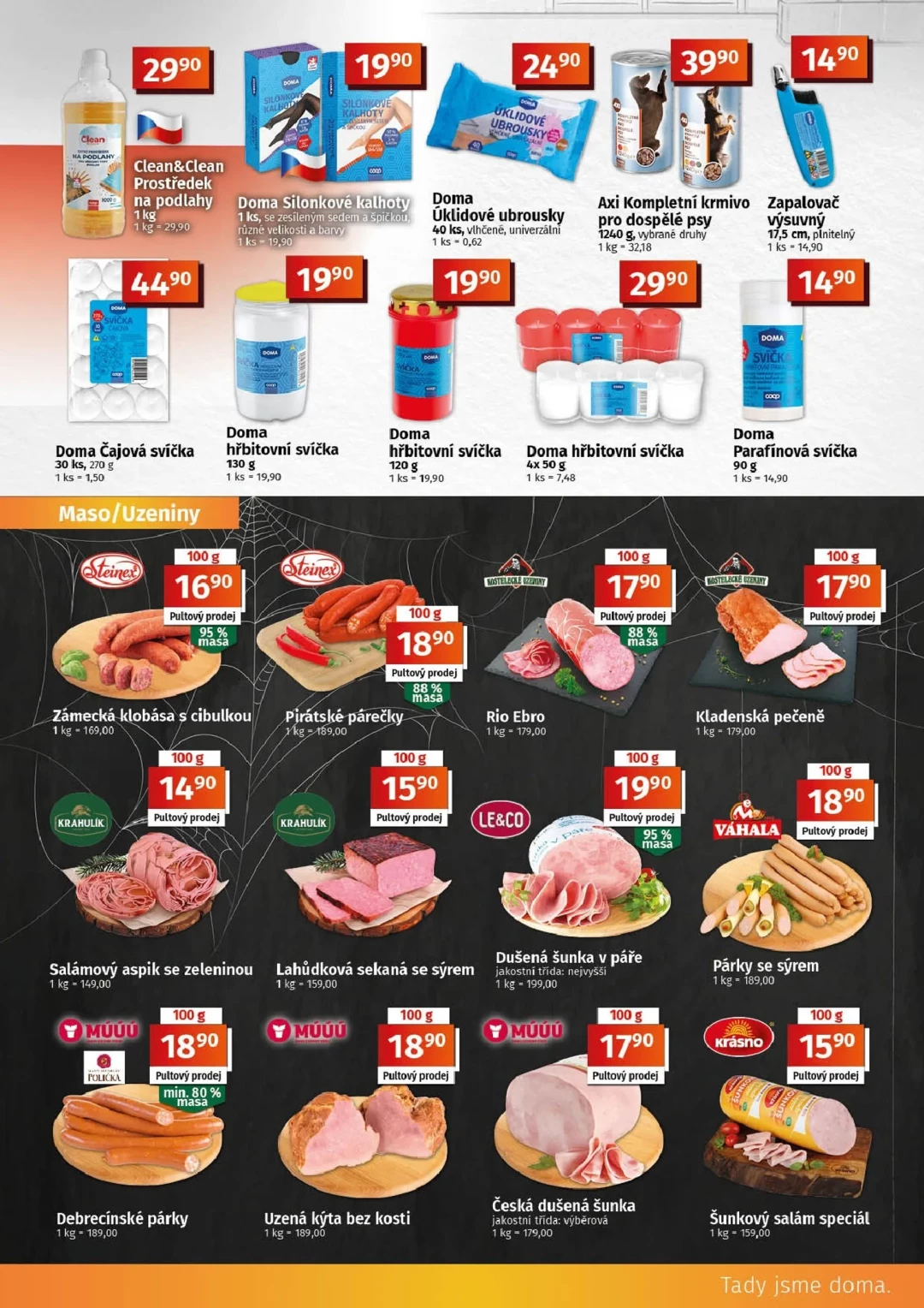 Originální strana 3 z 10 letáku COOP – Coop - Tuty-Tip Menu